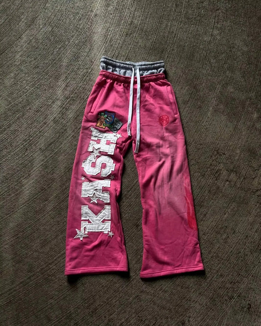 Pink Cash Sweats