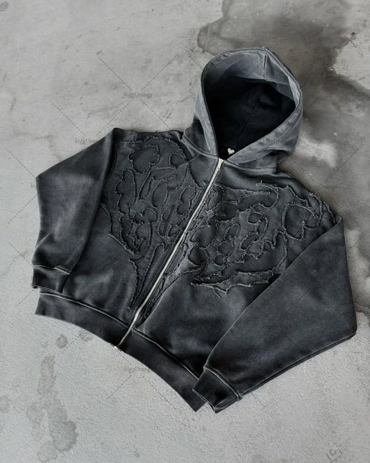 Embroidery Zip Up